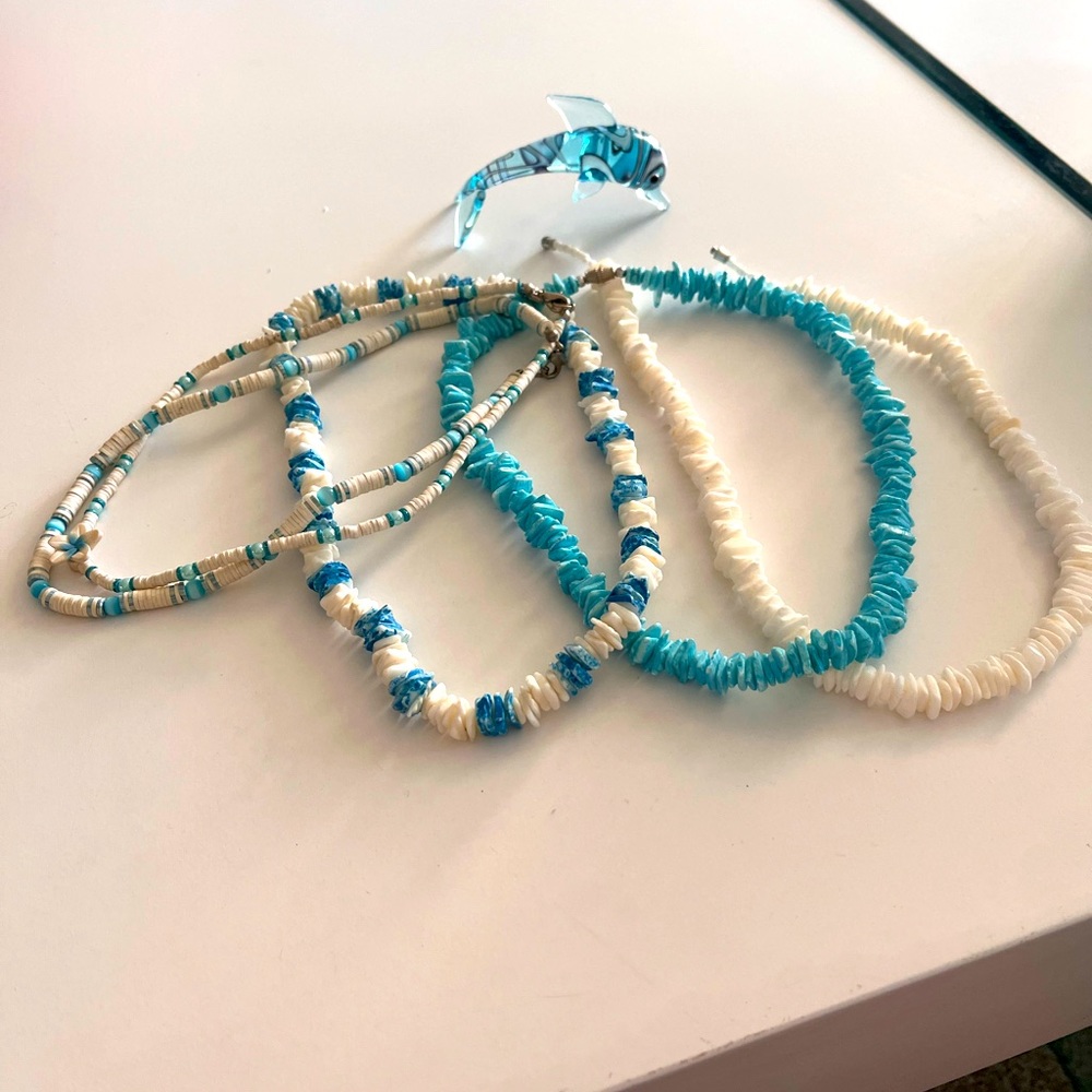 5 necklaces